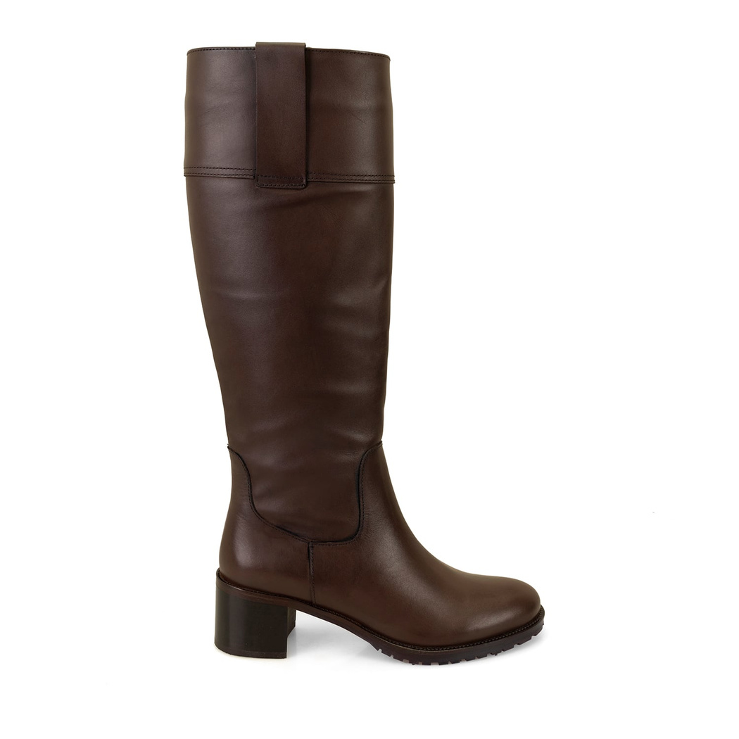 Kadın Kahve Deri Çizme