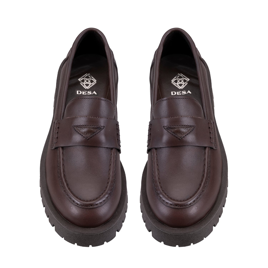 Kadın Kahve Deri Günlük Ayakkabı