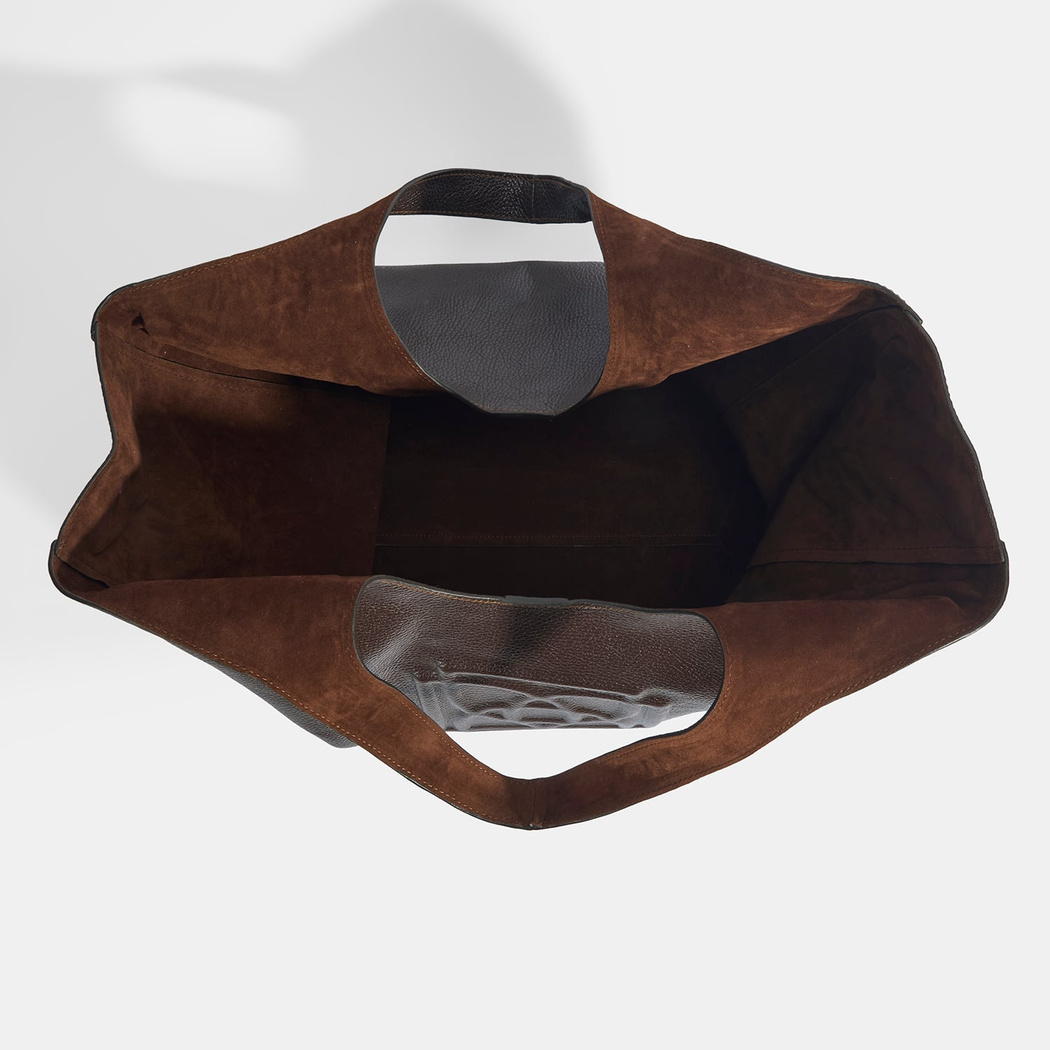 Kadın Kahve Deri Hobo Çanta