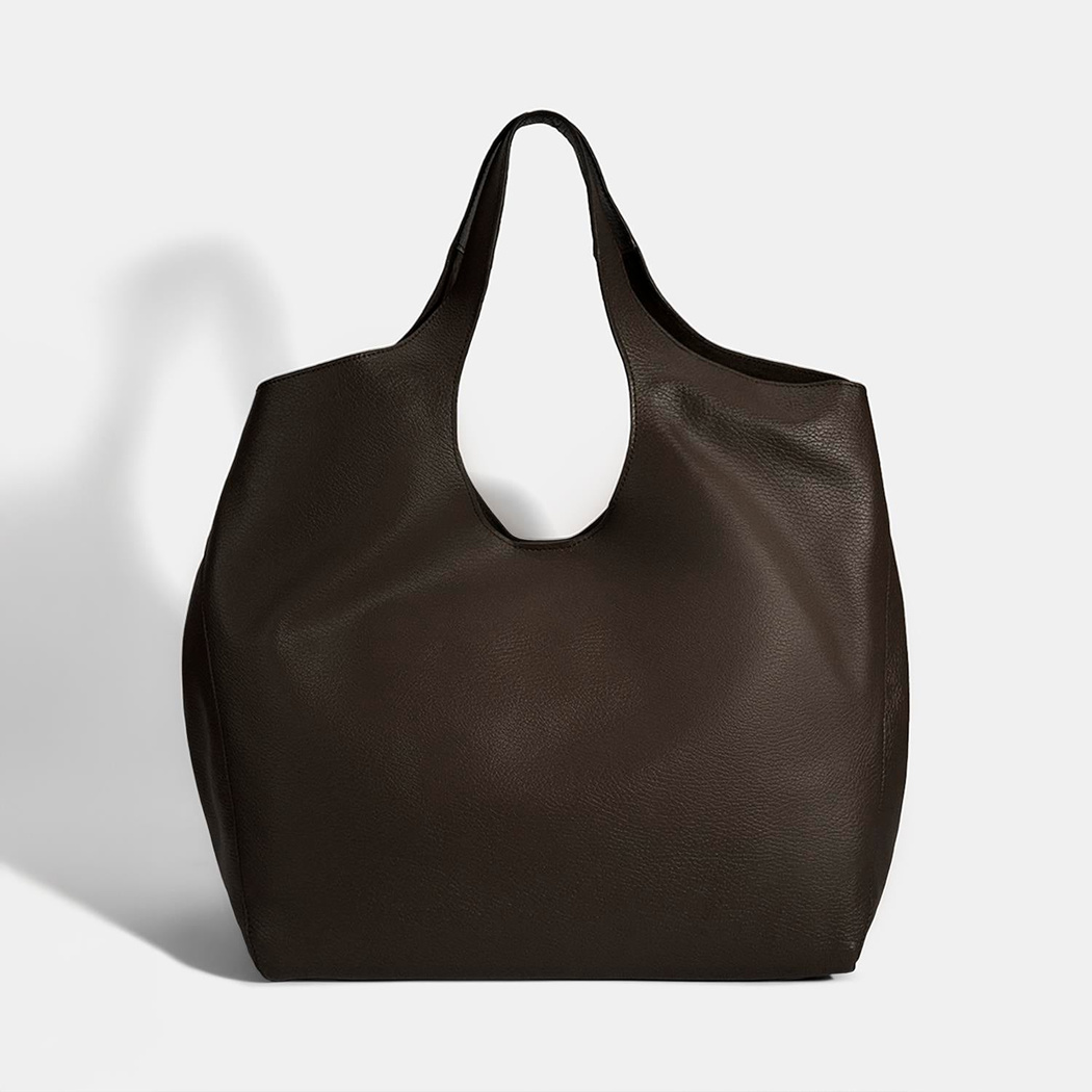 Kadın Kahve Deri Hobo Çanta