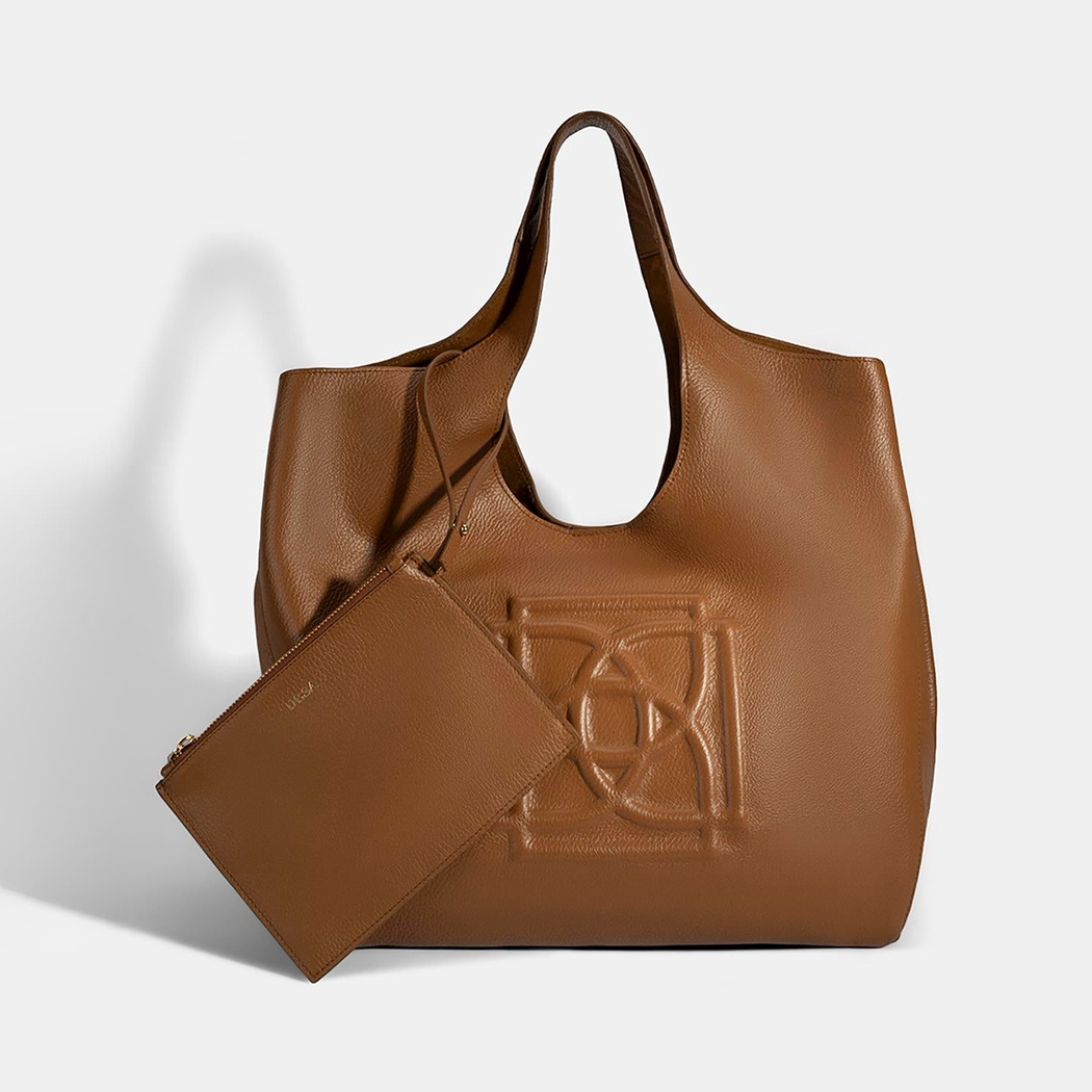 Kadın Kahve Deri Hobo Çanta