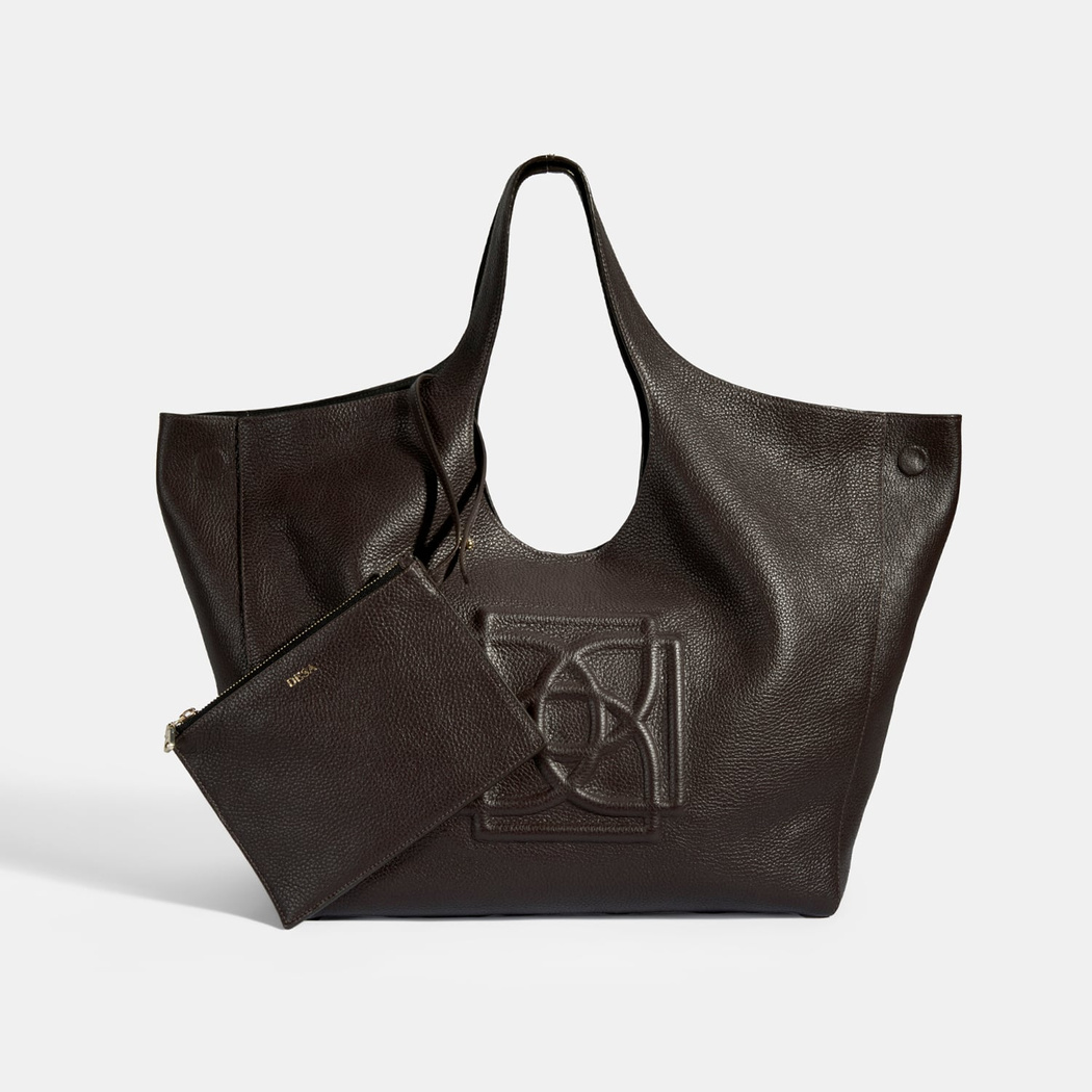 Kadın Kahve Deri Hobo Çanta