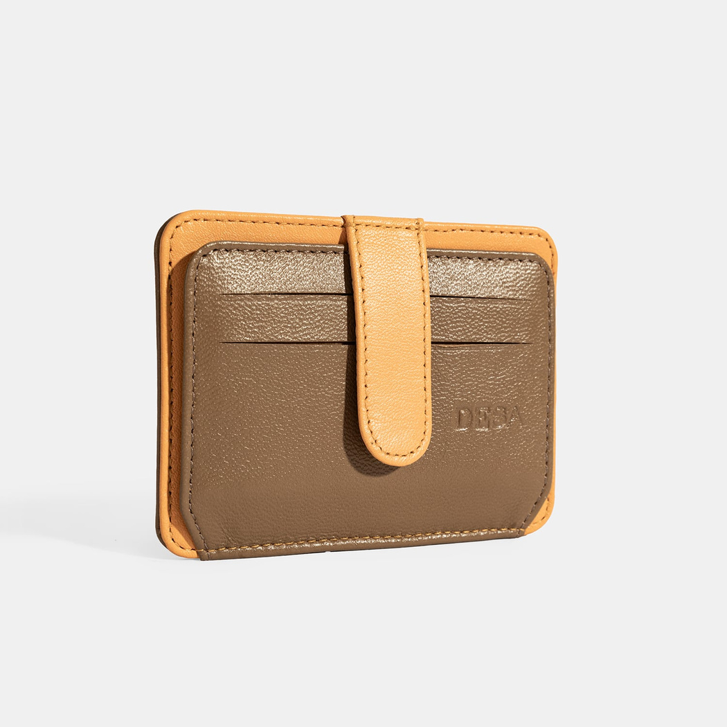 Kadın Kahve Deri Kartlık