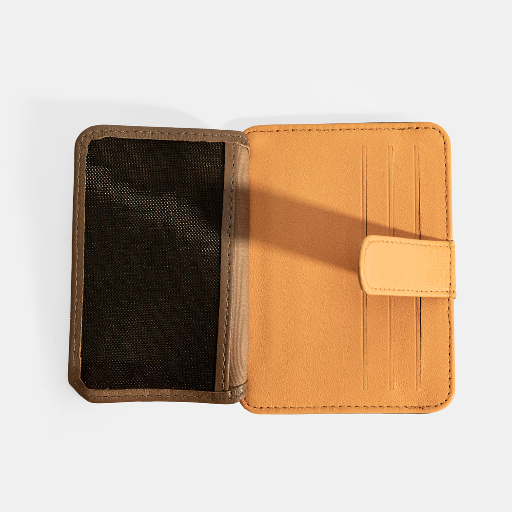 Kadın Kahve Deri Kartlık