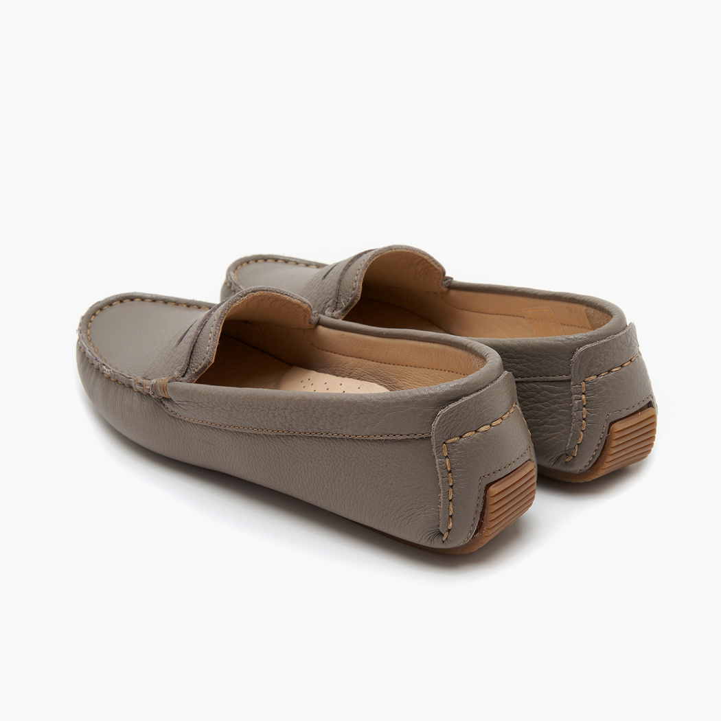 Kadın Kahve Deri Loafer