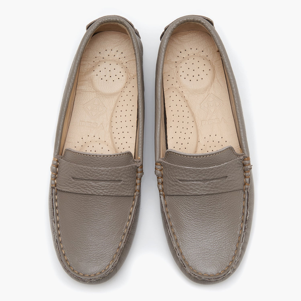 Kadın Kahve Deri Loafer