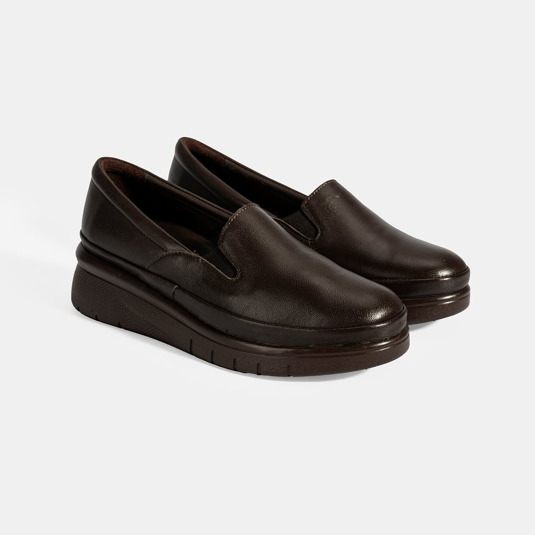 Kadın Kahve DesaComfort Deri Günlük Ayakkabı