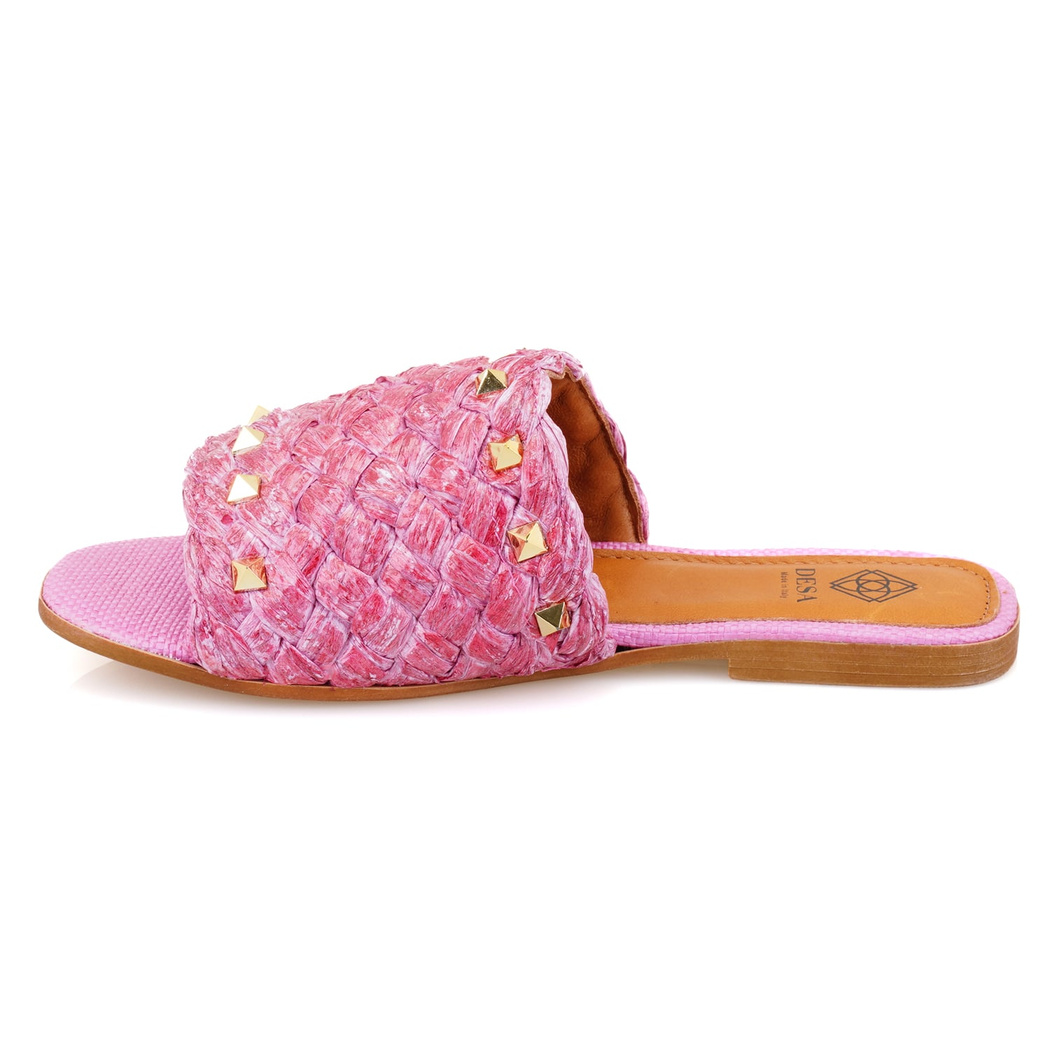 Kadın Kahve Hasır Terlik