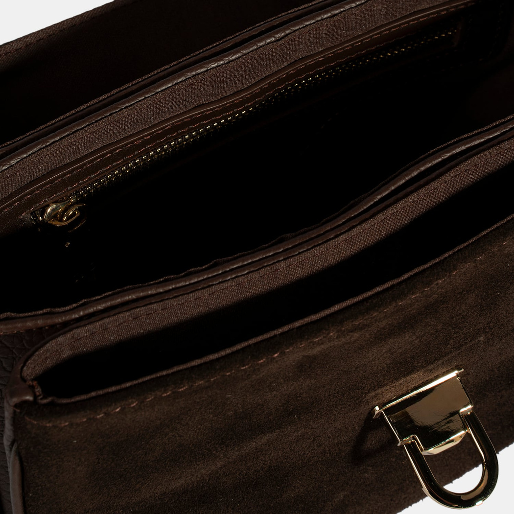 Kadın Kahve Omuz Askılı El Çantası