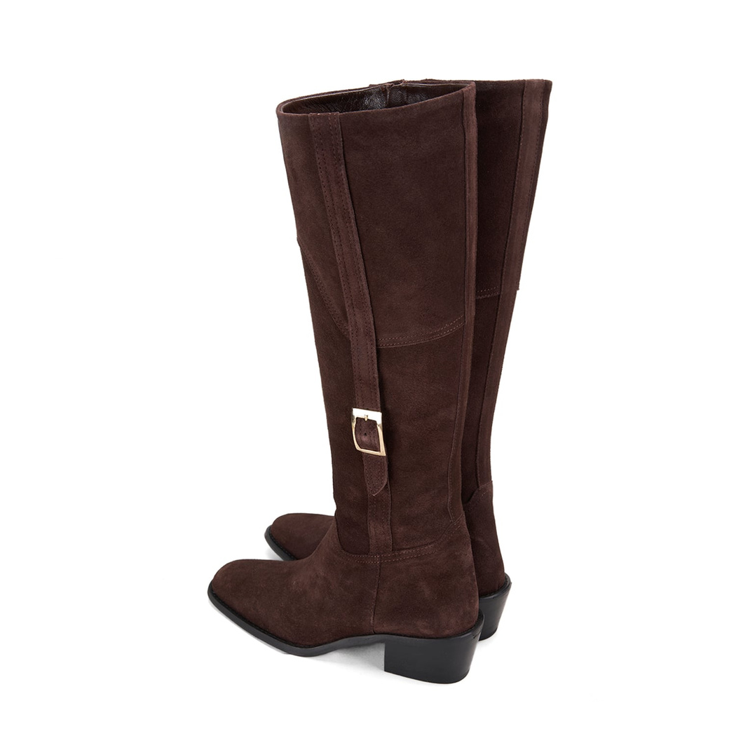 Kadın Kahve Süet Çizme