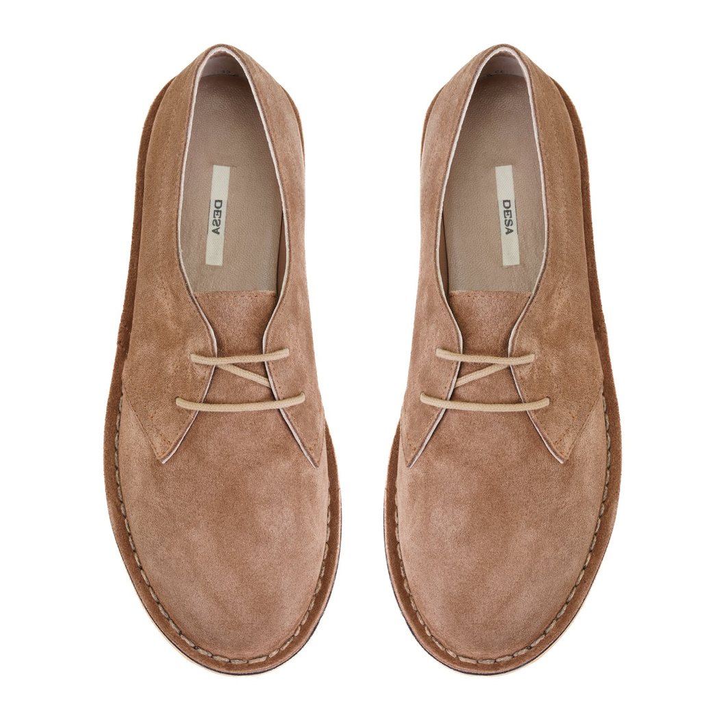 Kadın Kahve Süet Deri Günlük Ayakkabı