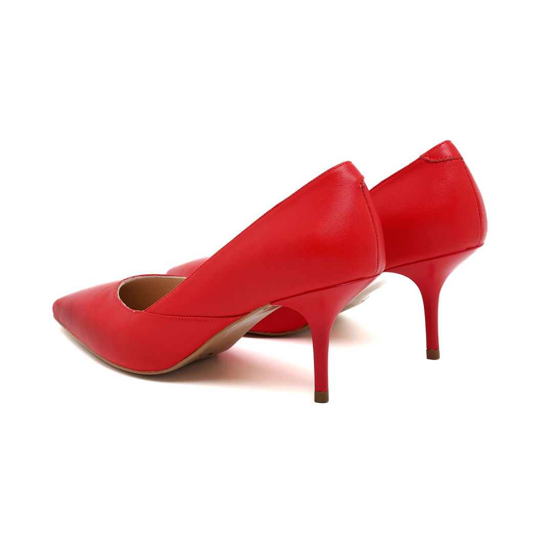 Kadın Kırmızı Deri Klasik Ayakkabı