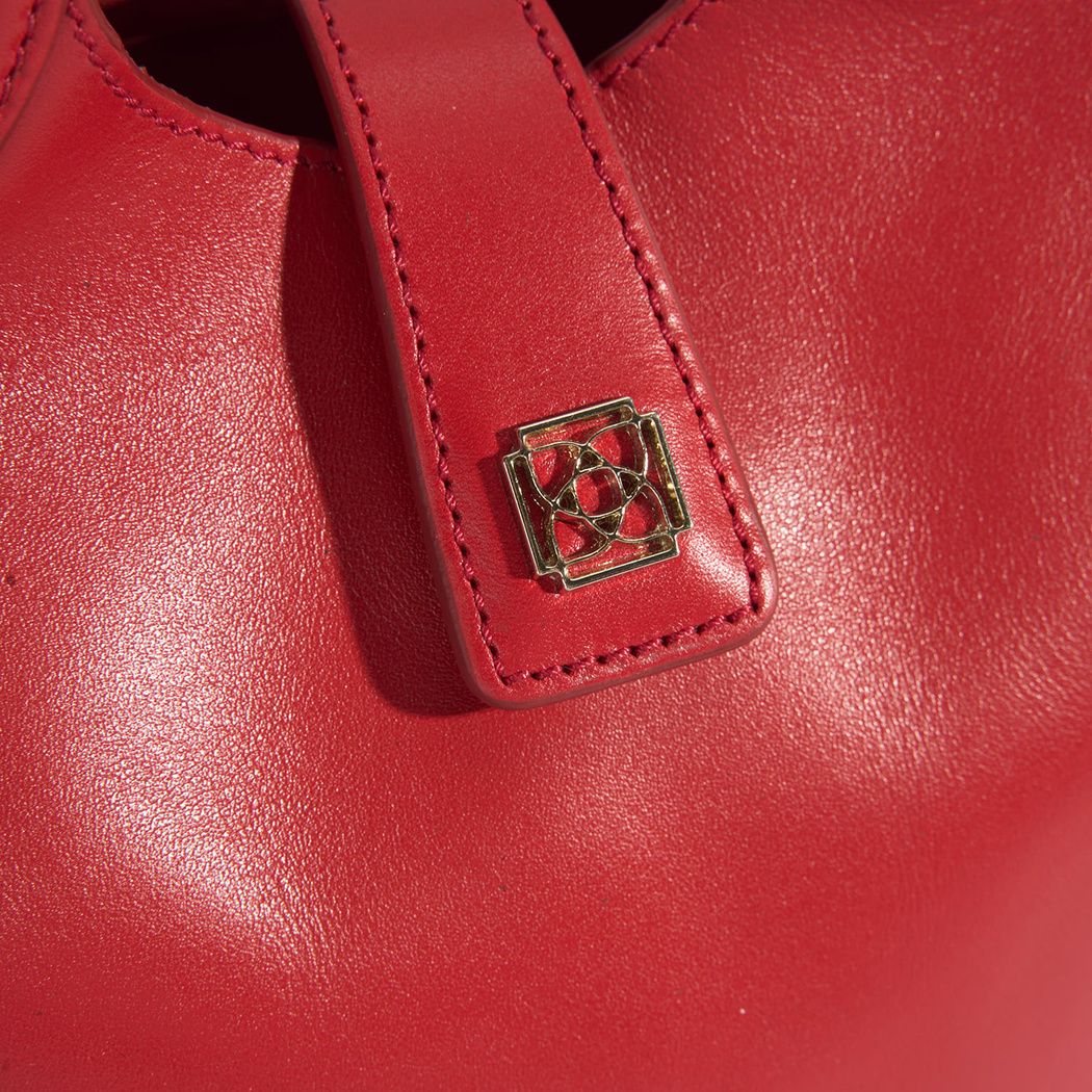 Kadın Kırmızı Deri Omuz Çantası