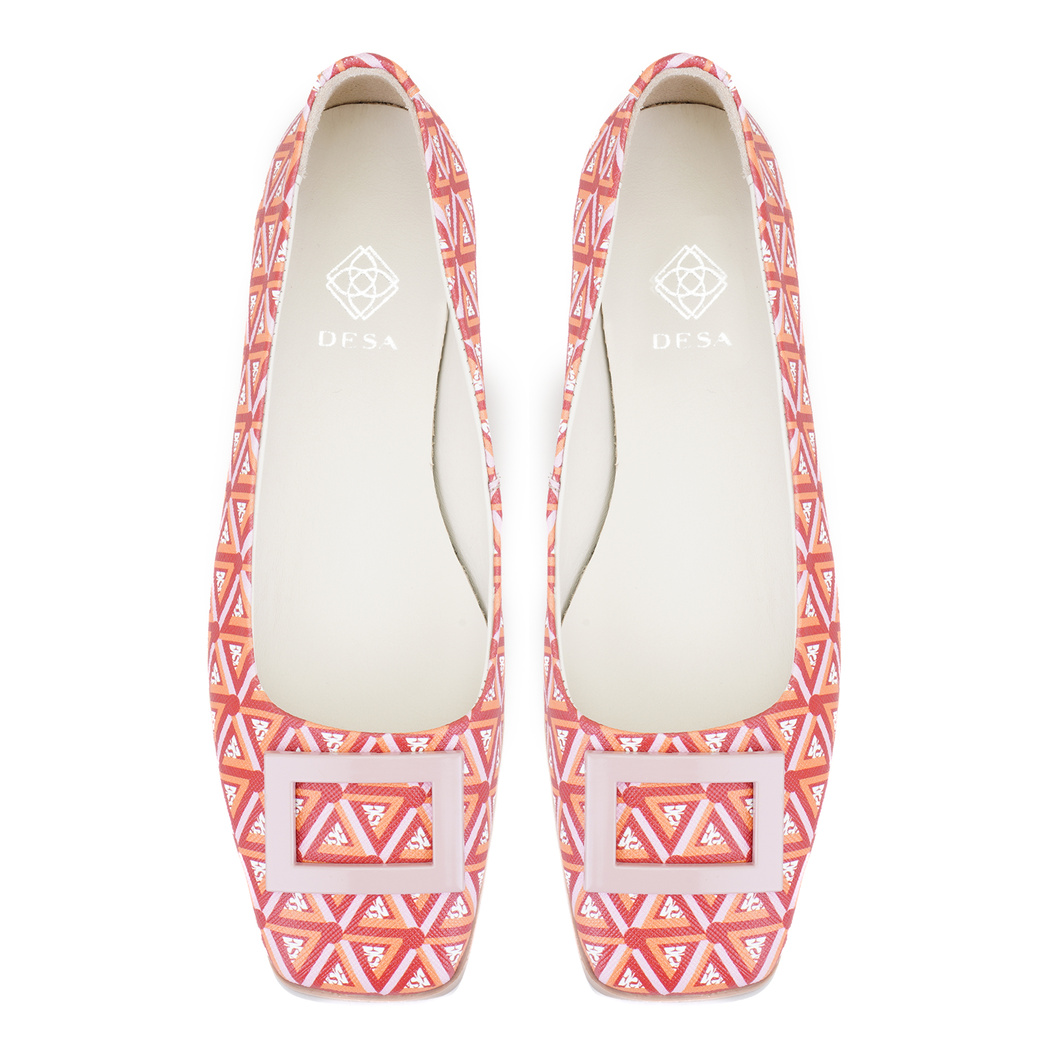 Kadın Kırmızı Monogram Babet