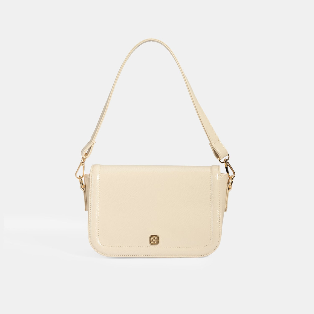 Kadın Krem Postacı Çantası