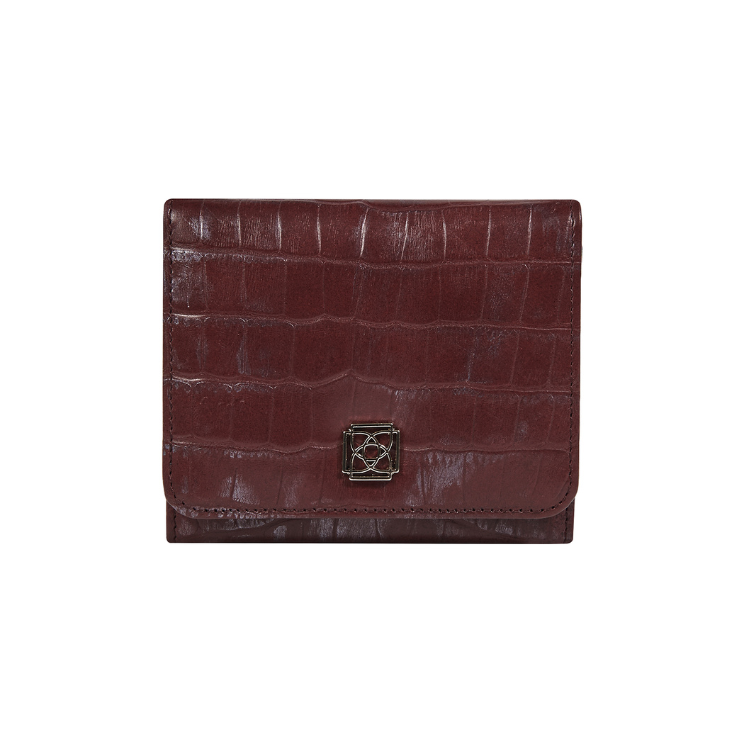 Kadın Kroko Baskılı Deri Cüzdan