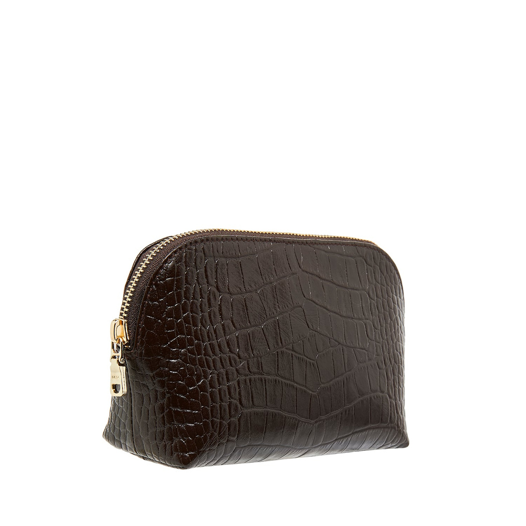 Kadın Kroko Baskılı Deri Cüzdan