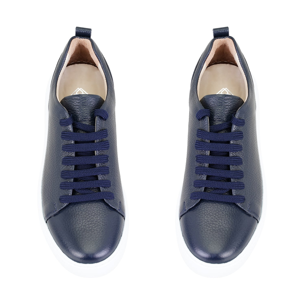 Kadın Lacivert Deri Spor Ayakkabı