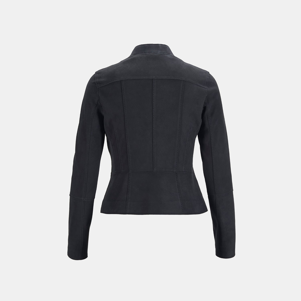 Kadın Lacivert Süet Ceket