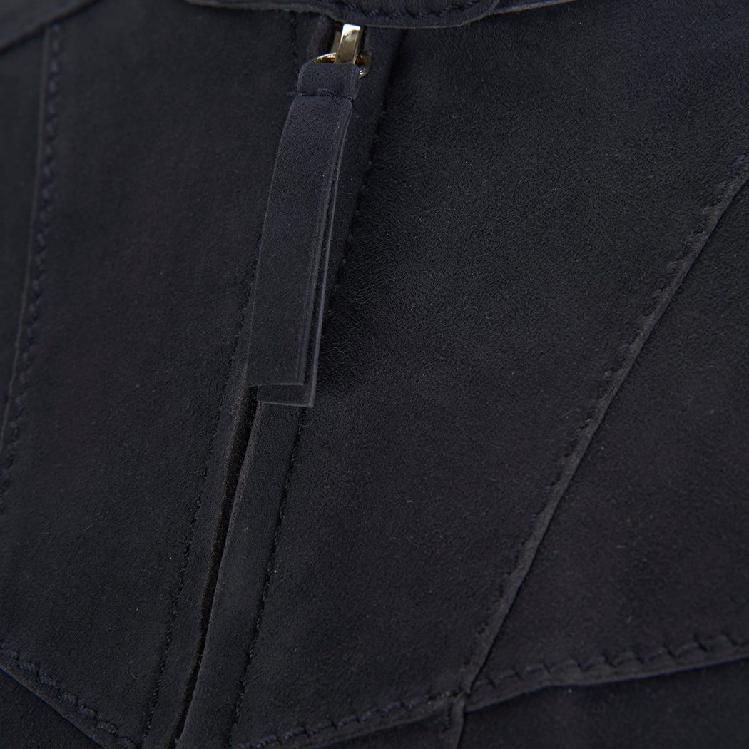 Kadın Lacivert Süet Ceket