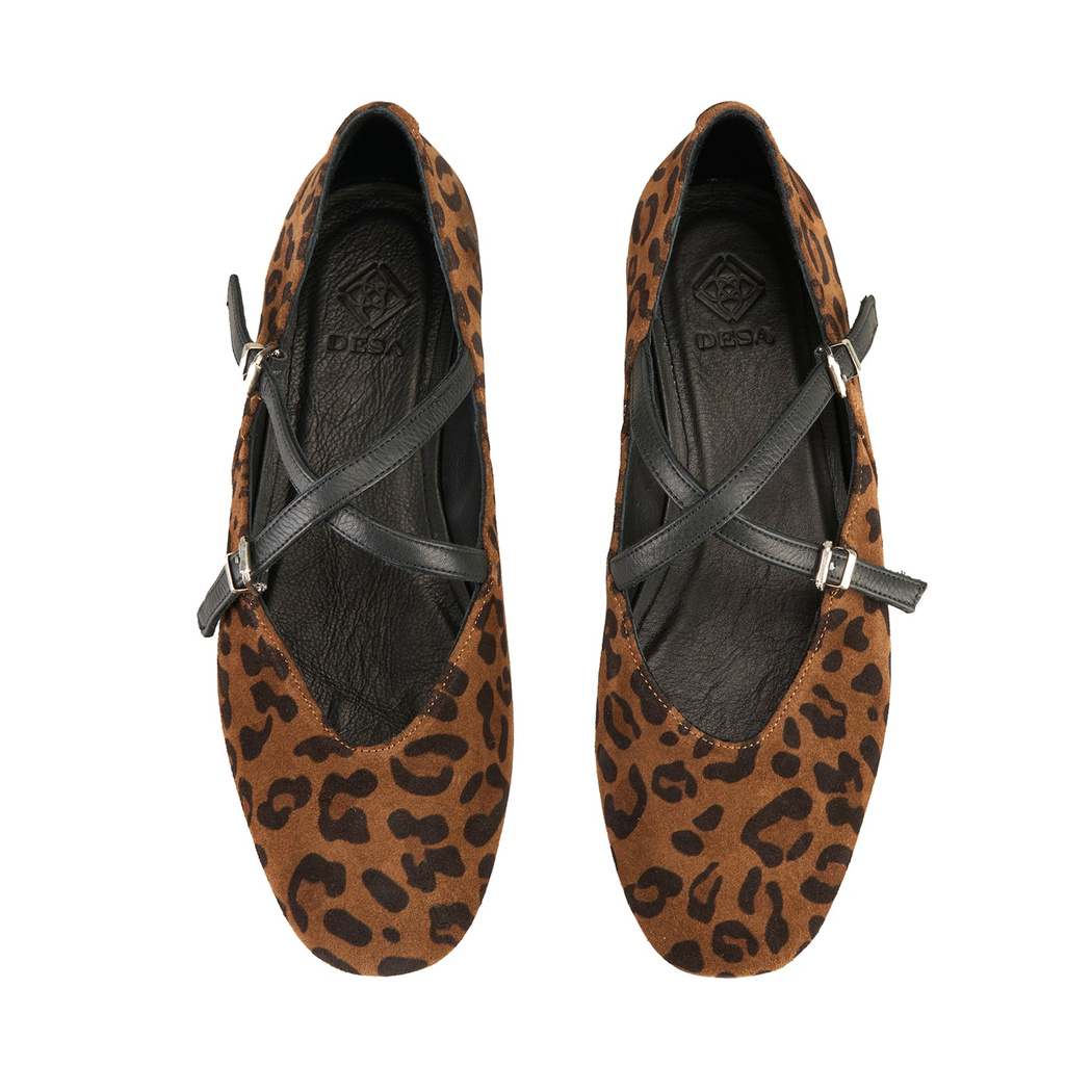 Kadın Leopar Mary Jane Babet