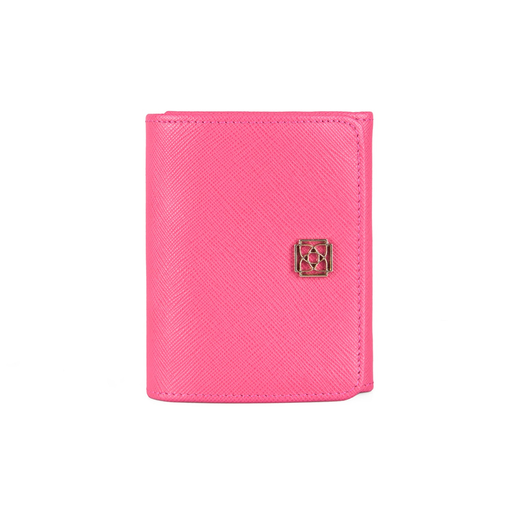 Kadın Pembe Deri Cüzdan