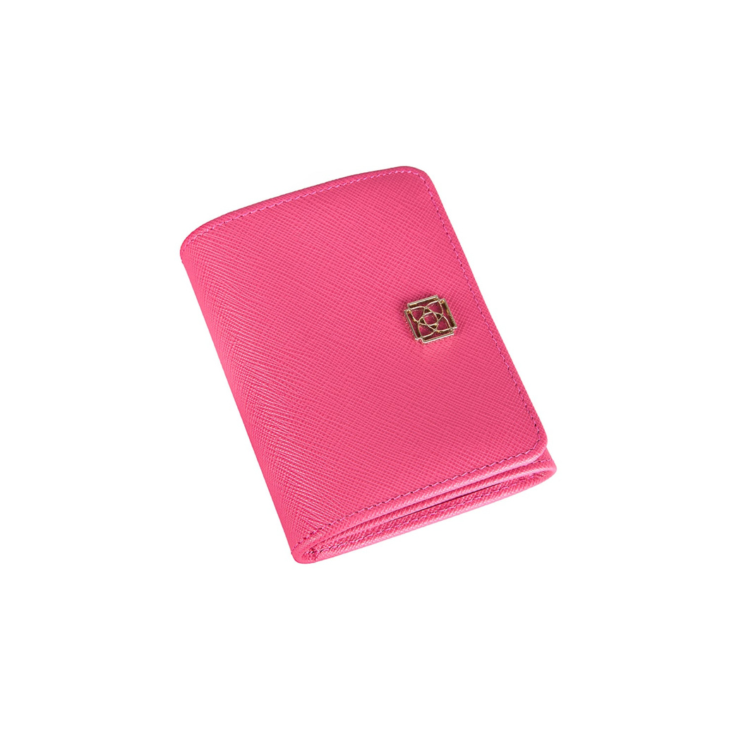 Kadın Pembe Deri Cüzdan