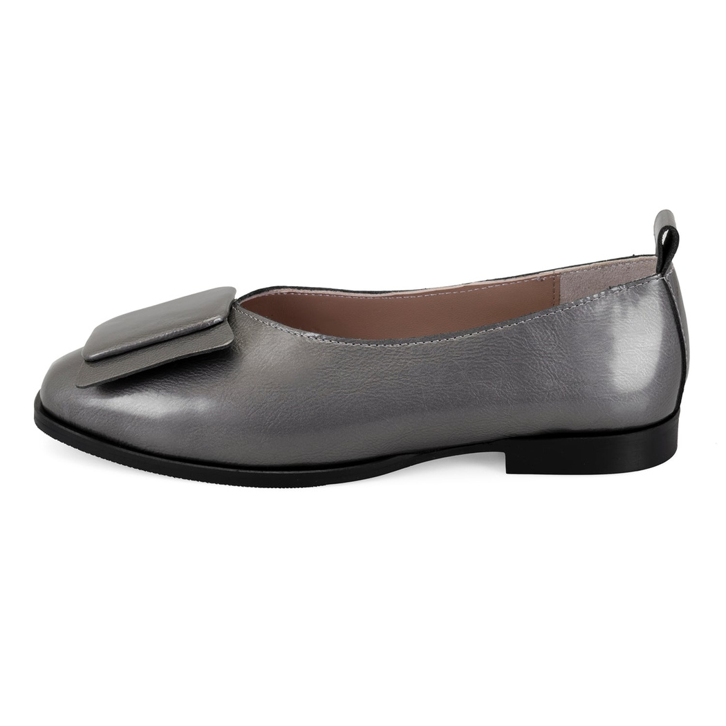 Kadın Platin Deri Babet