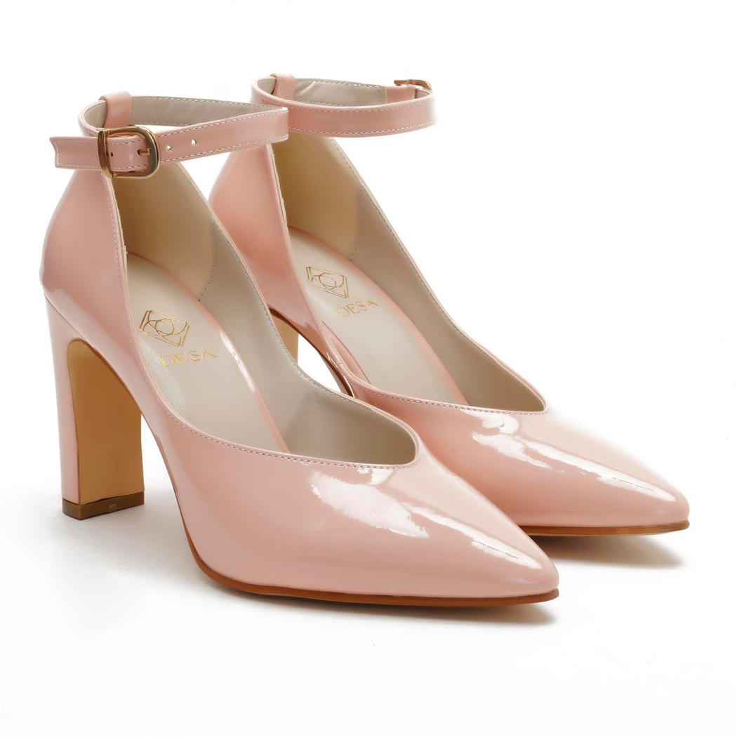 Kadın Pudra Topuklu Ayakkabı