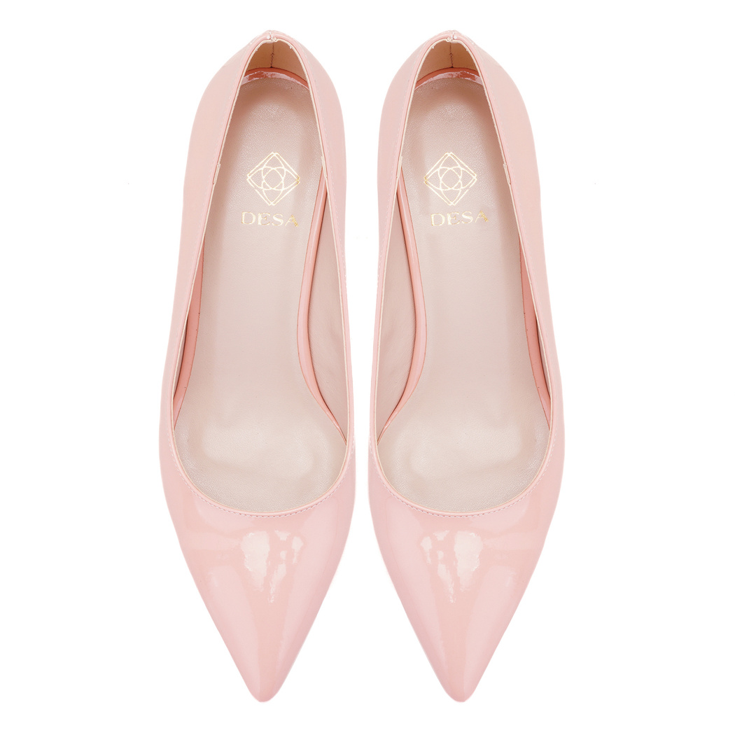 Kadın Pudra Topuklu Klasik Ayakkabı 