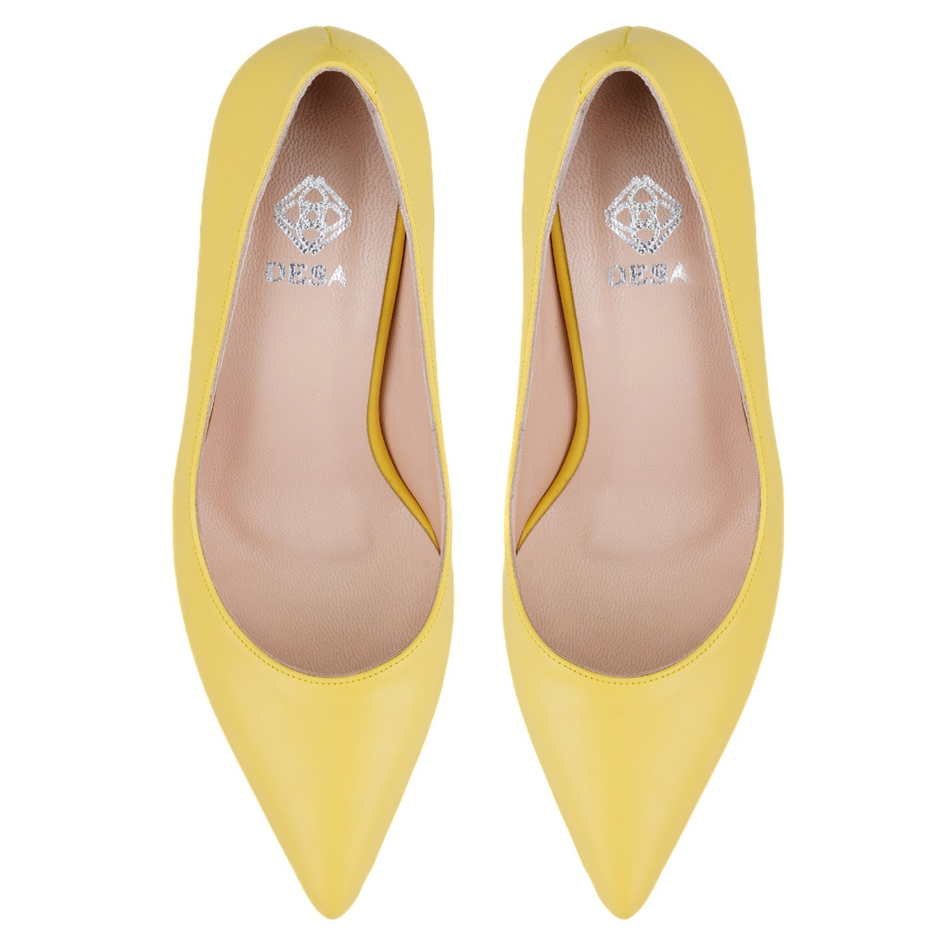 Kadın Sarı Abiye Ayakkabı