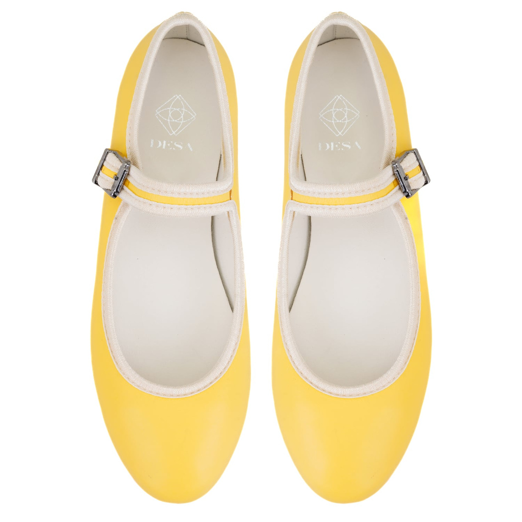 Kadın Sarı Deri Babet