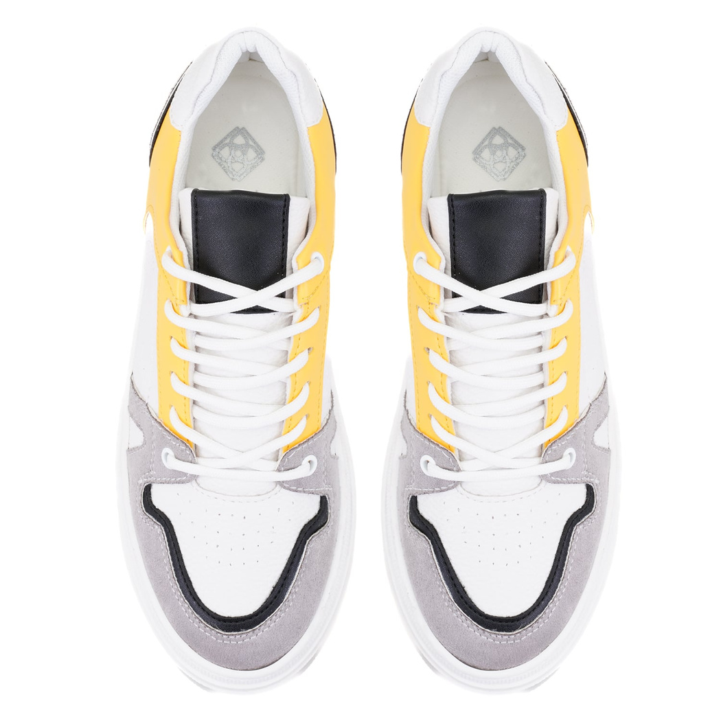 Kadın Sarı Spor Ayakkabı