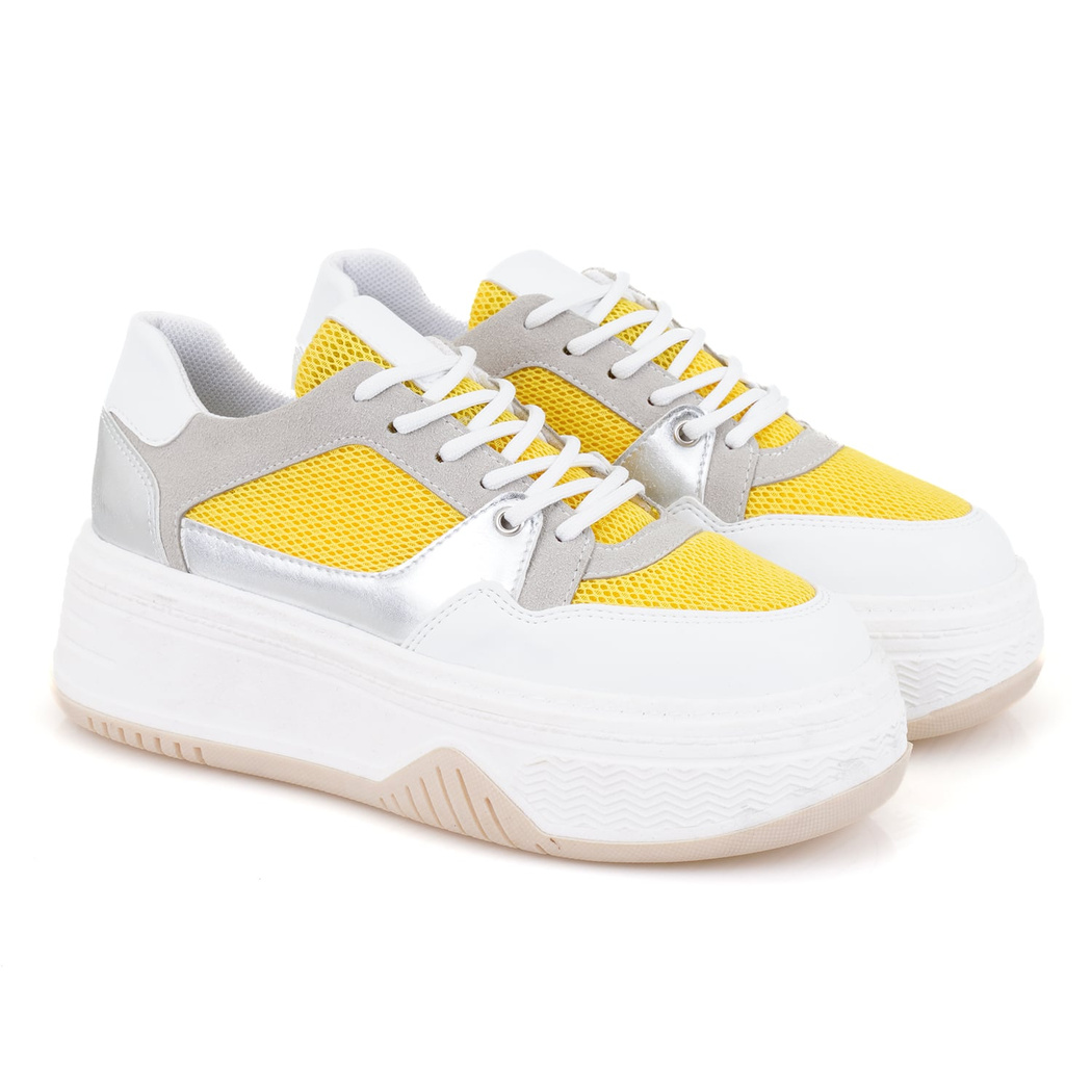 Kadın Sarı Spor Ayakkabı
