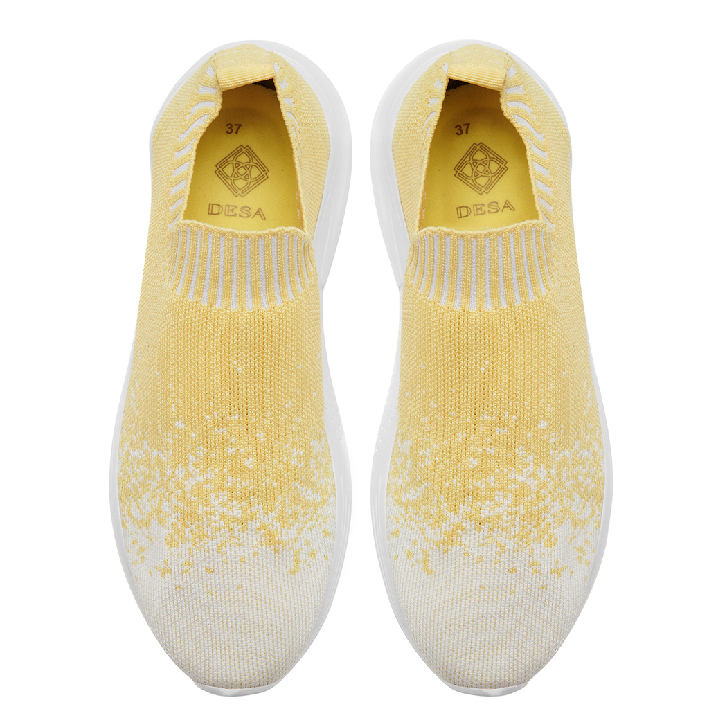 Kadın Sarı Triko Spor Ayakkabı