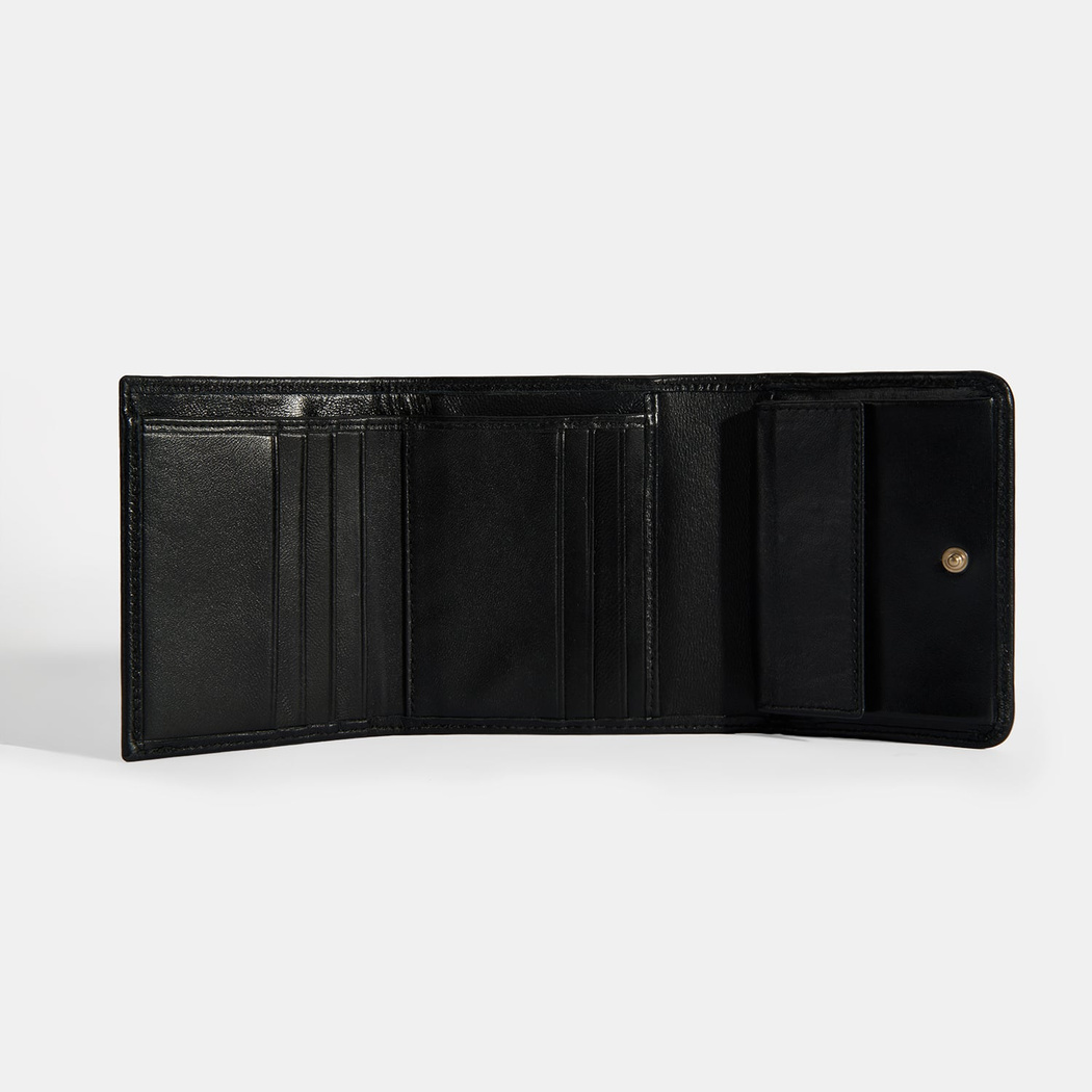 Kadın Siyah Deri Cüzdan