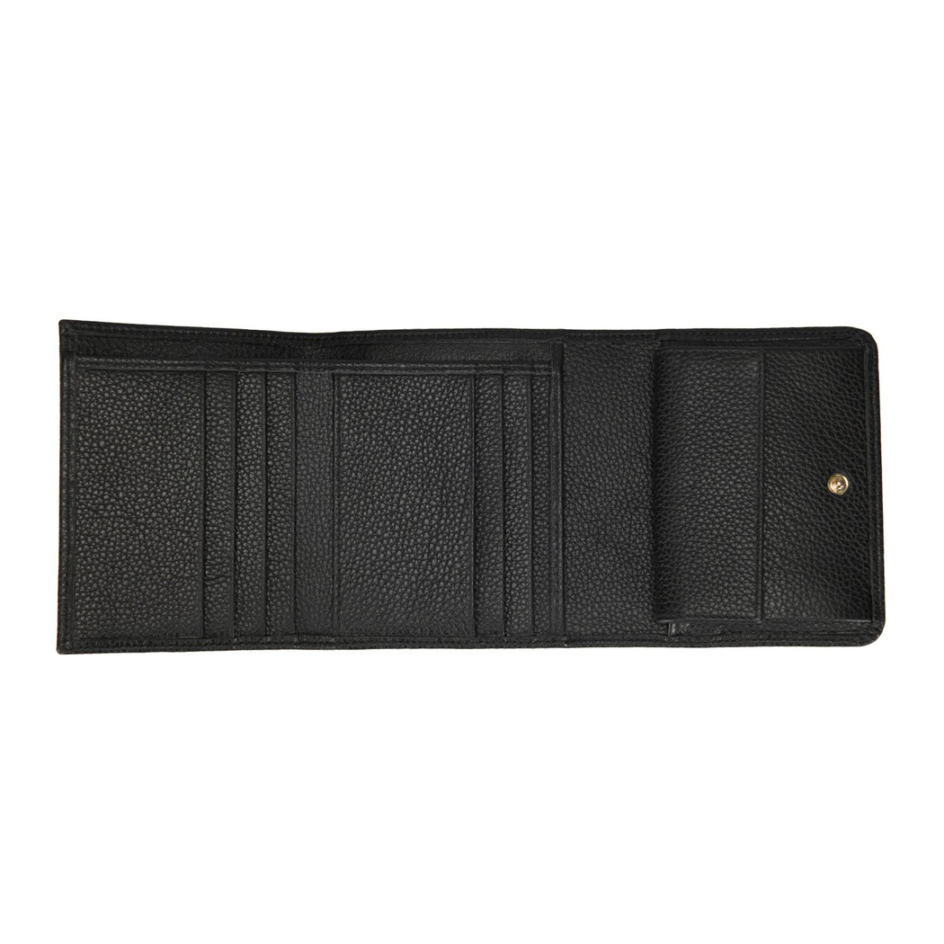 Kadın Siyah Deri Cüzdan