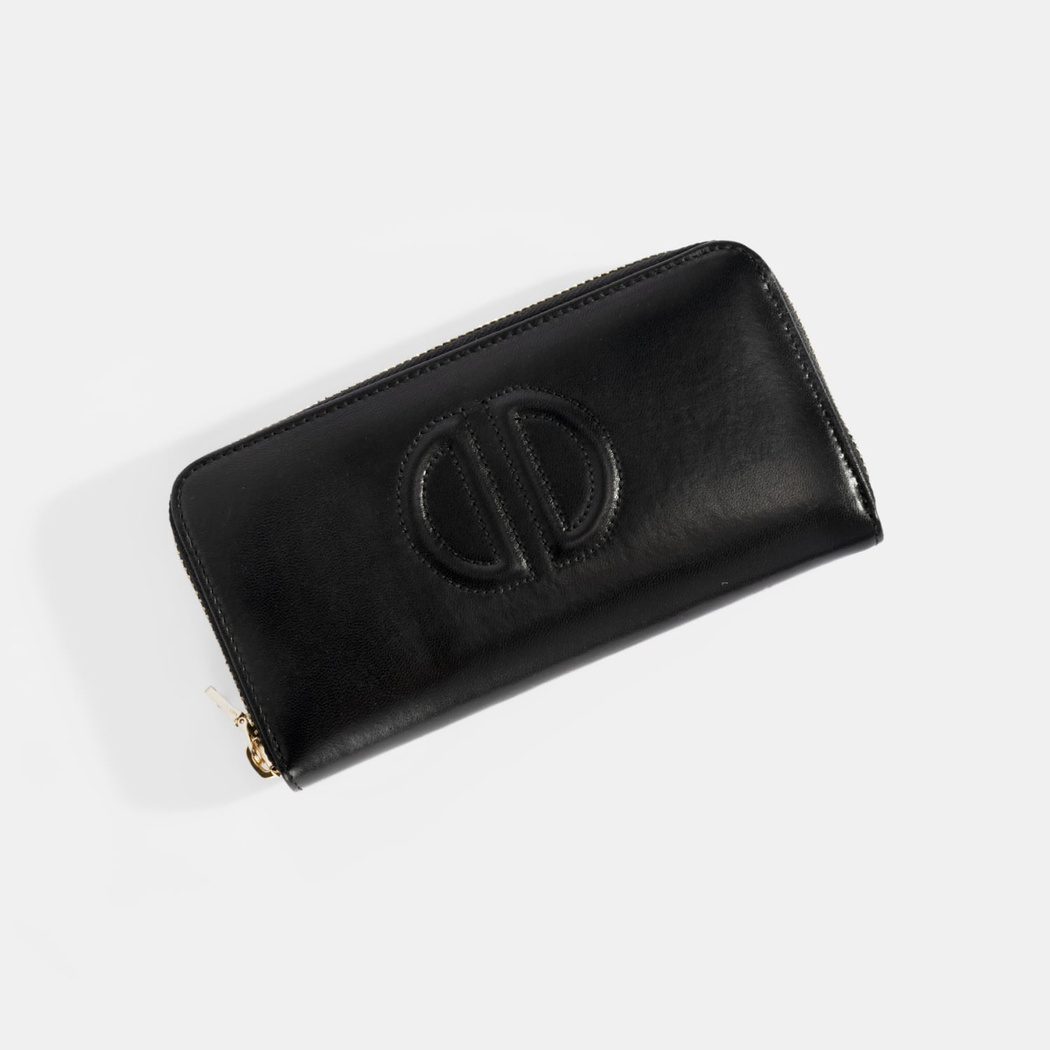 Kadın Siyah Deri Cüzdan