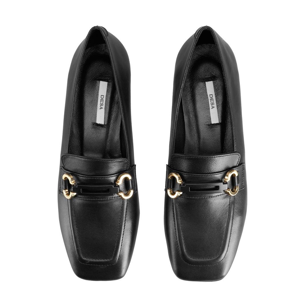 Kadın Siyah Deri Günlük Ayakkabı