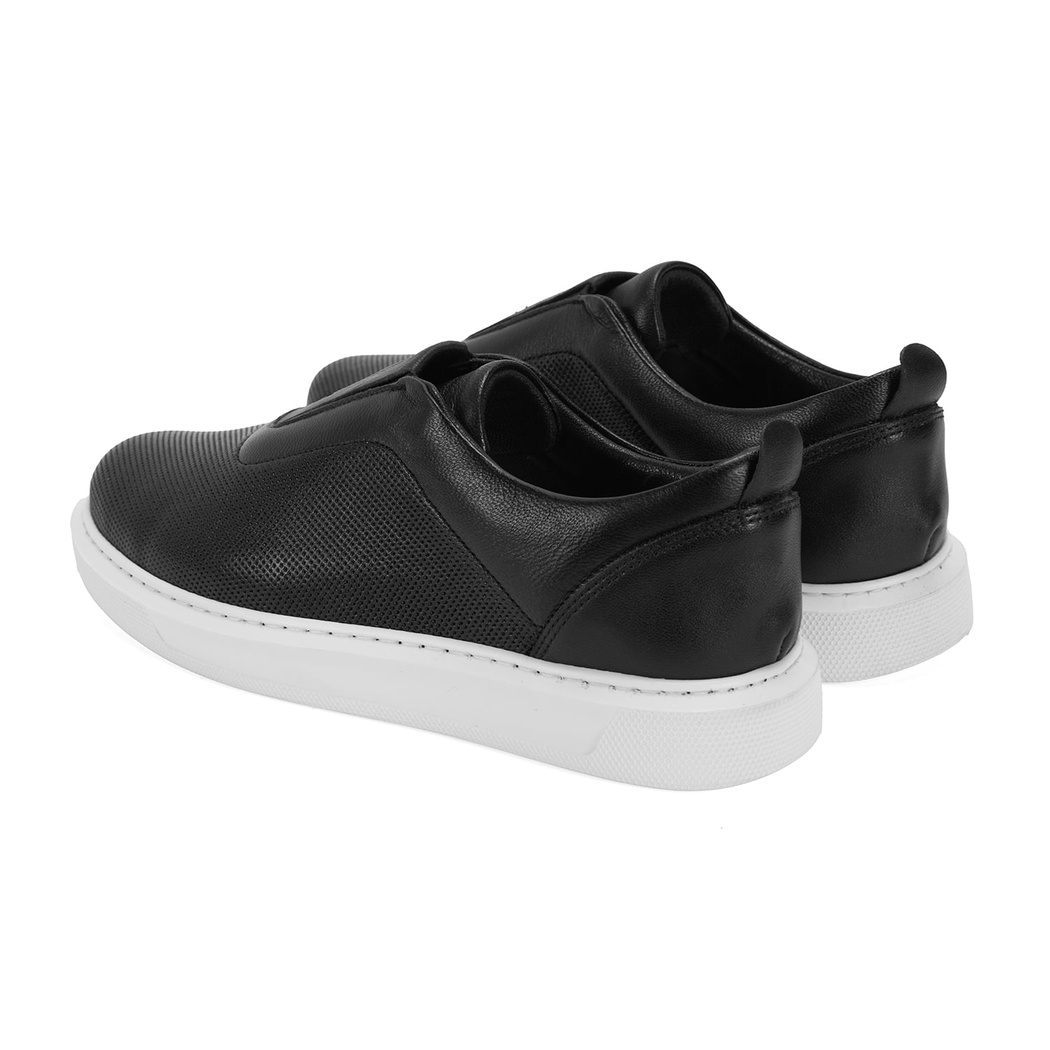 Kadın Siyah Deri Günlük Ayakkabı 