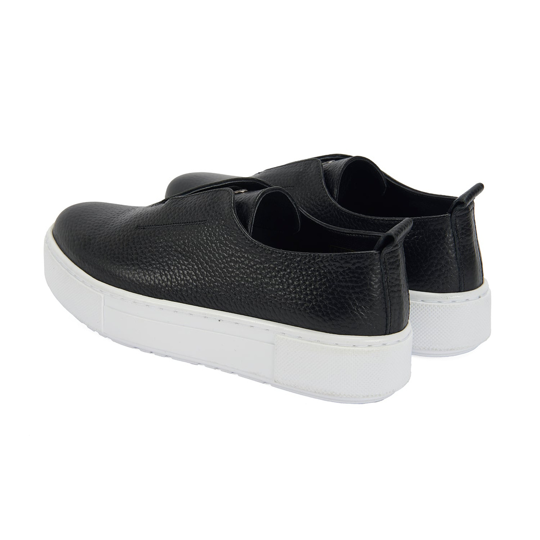 Kadın Siyah Deri Günlük Ayakkabı