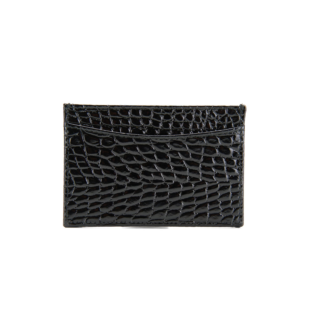 Kadın Siyah Deri Kartlık