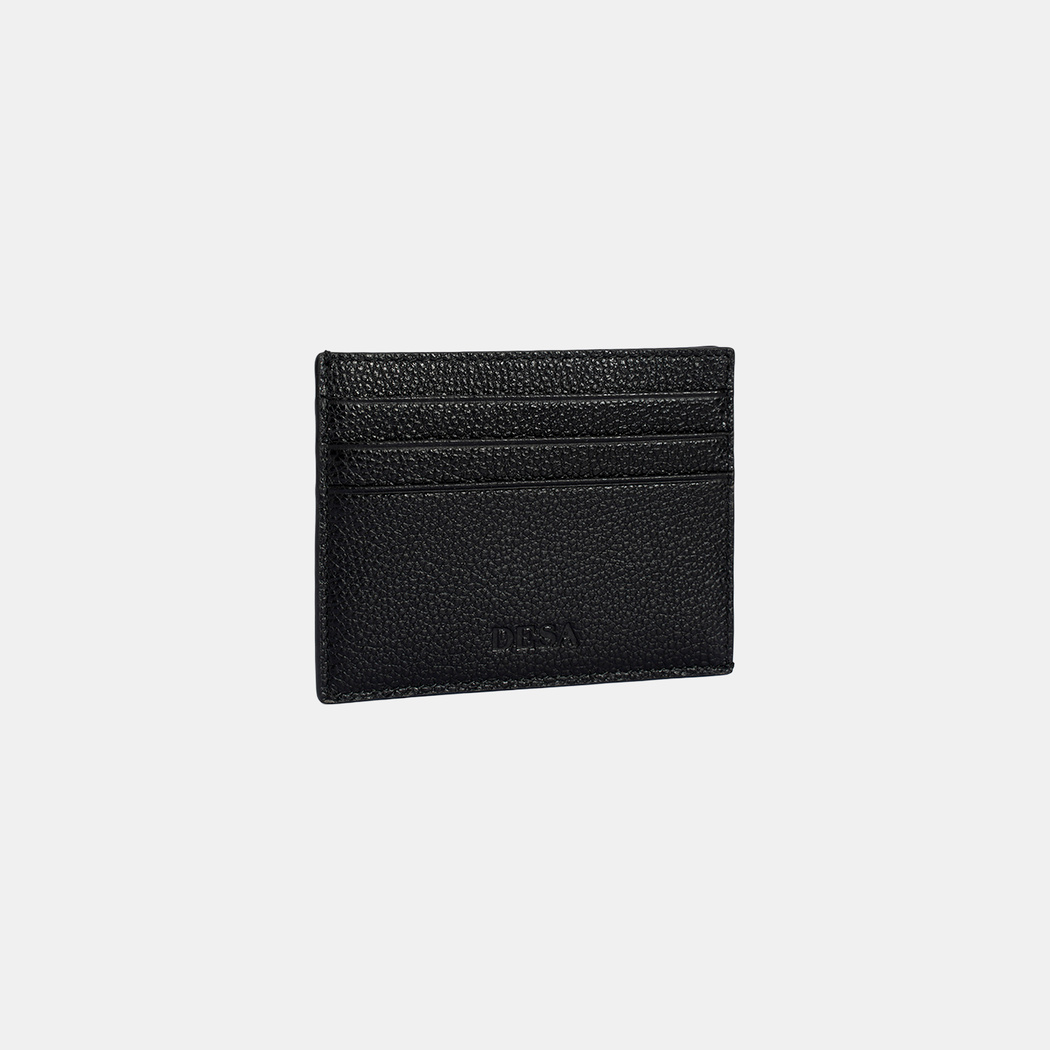 Kadın Siyah Deri Kartlık