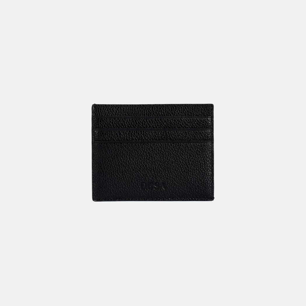 Kadın Siyah Deri Kartlık