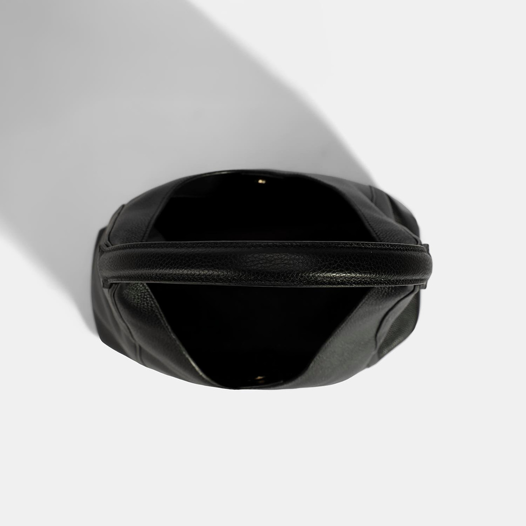 Kadın Siyah Deri Omuz Çantası