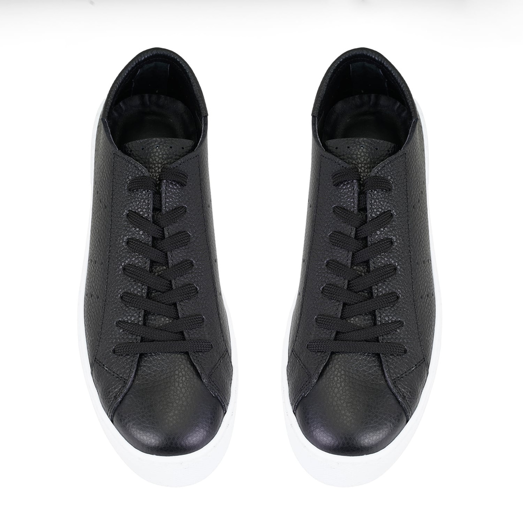 Kadın Siyah Deri Spor Ayakkabı