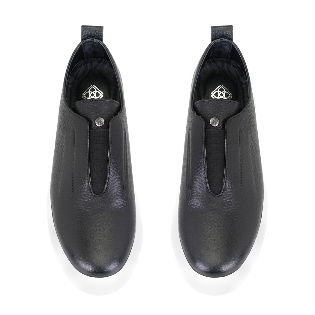 Kadın Siyah Deri Spor Ayakkabı