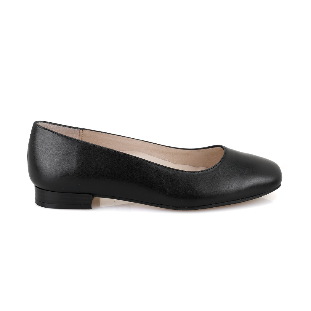 Kadın Siyah DesaComfort Deri Babet