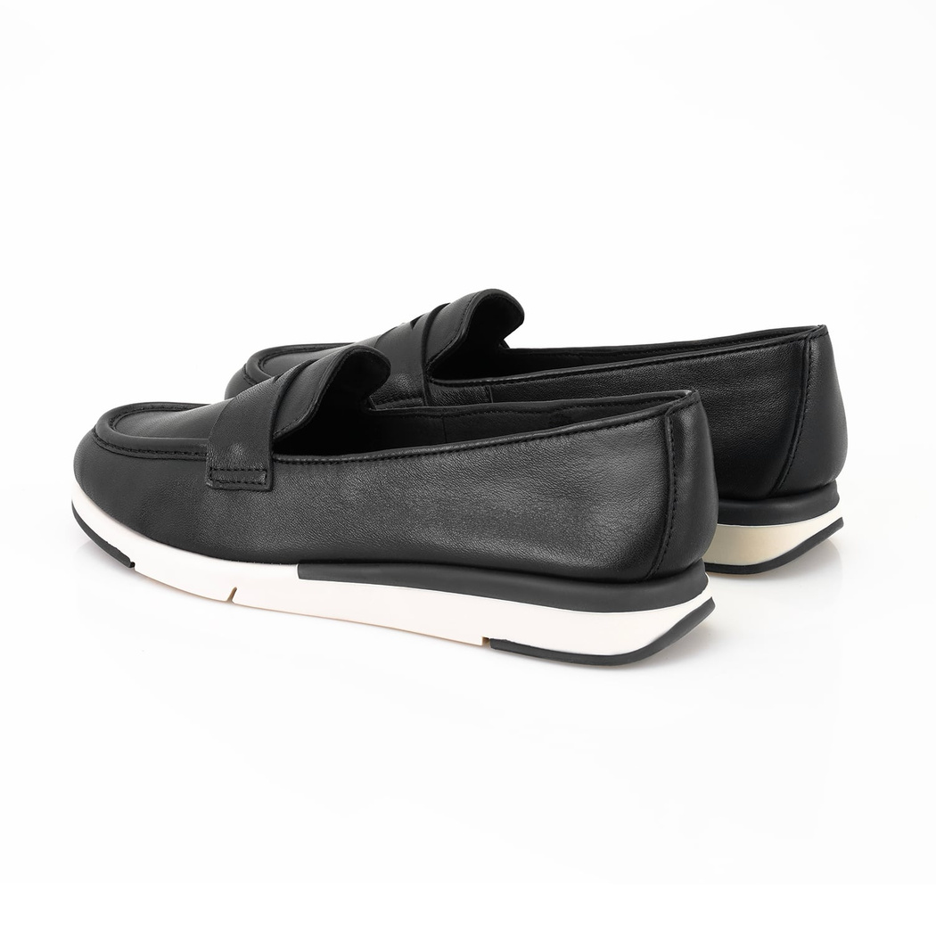 Kadın Siyah DesaComfort Deri Günlük Ayakkabı