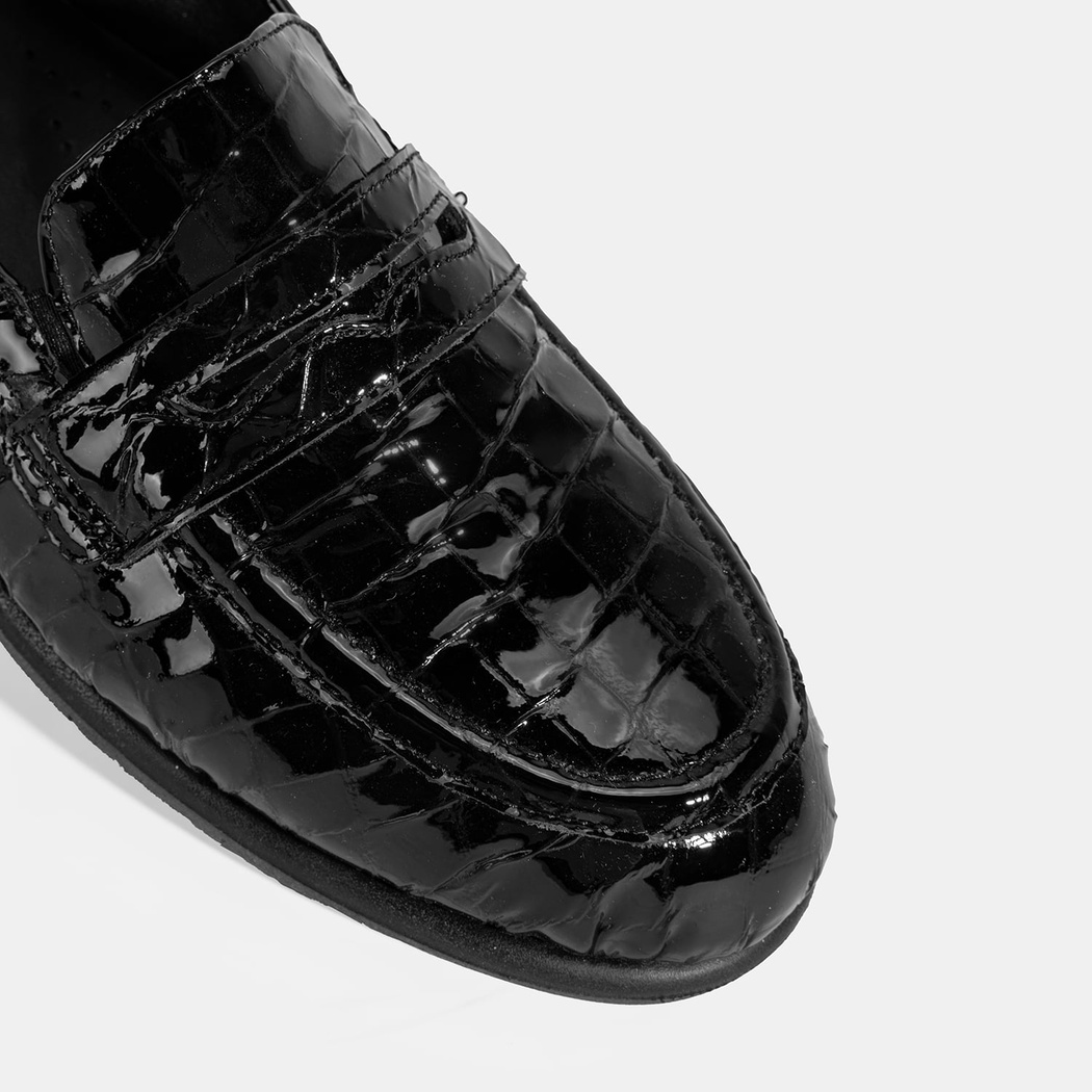 Kadın Siyah DesaComfort Dolgu Topuklu Deri Ayakkabı